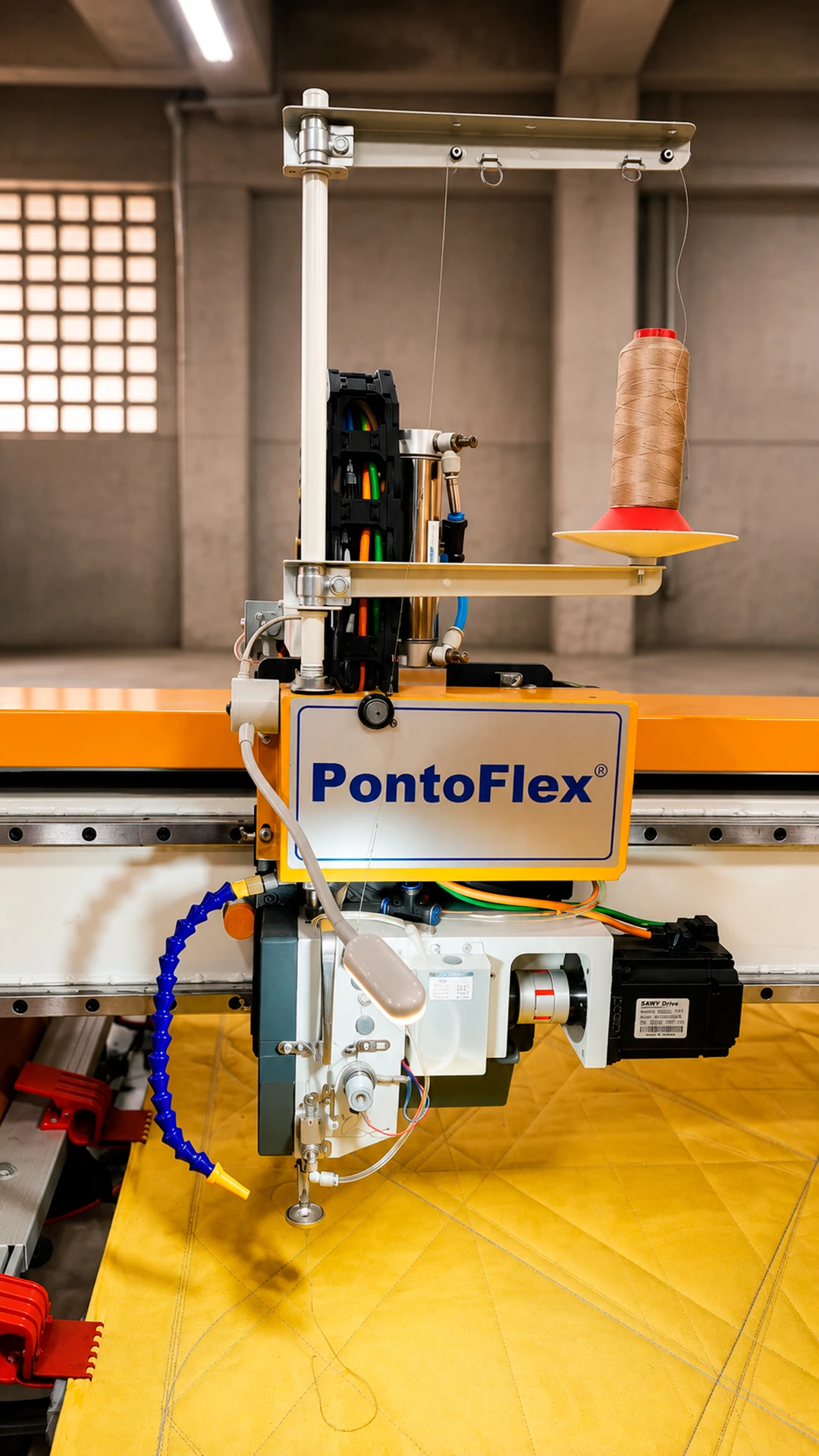 Área de trabalho da Máquina Pantográfica PontoFlex
