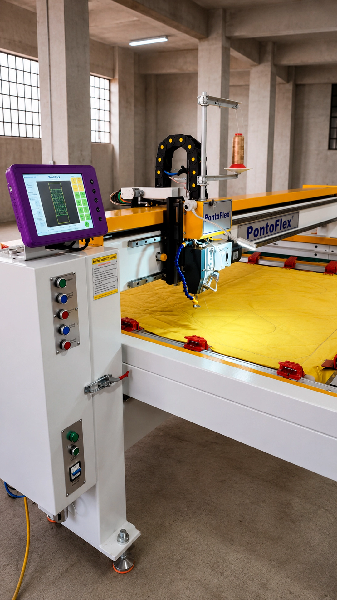 Detalhes da Máquina Pantográfica PontoFlex