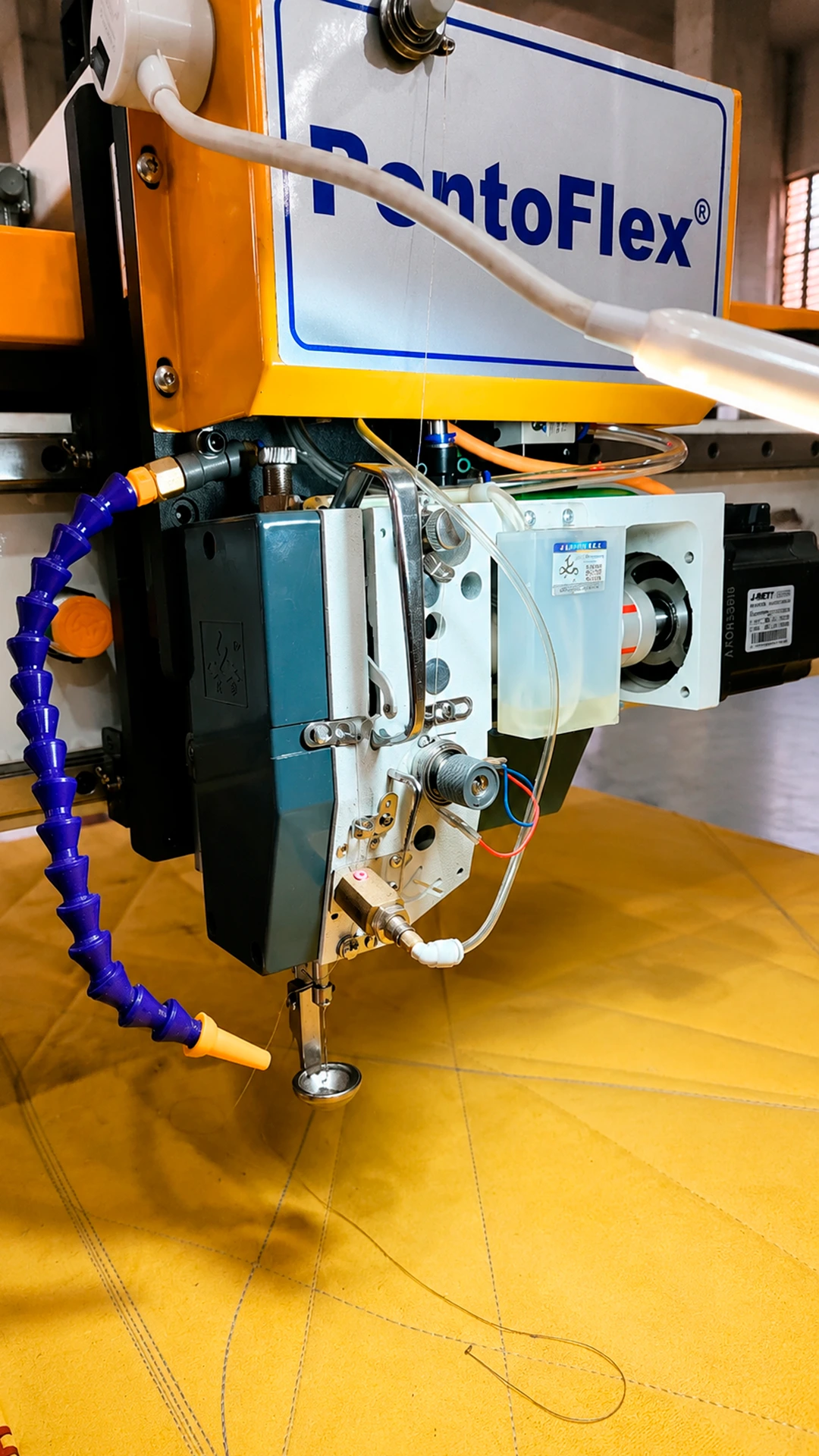 Painel e componentes da Máquina Pantográfica PontoFlex